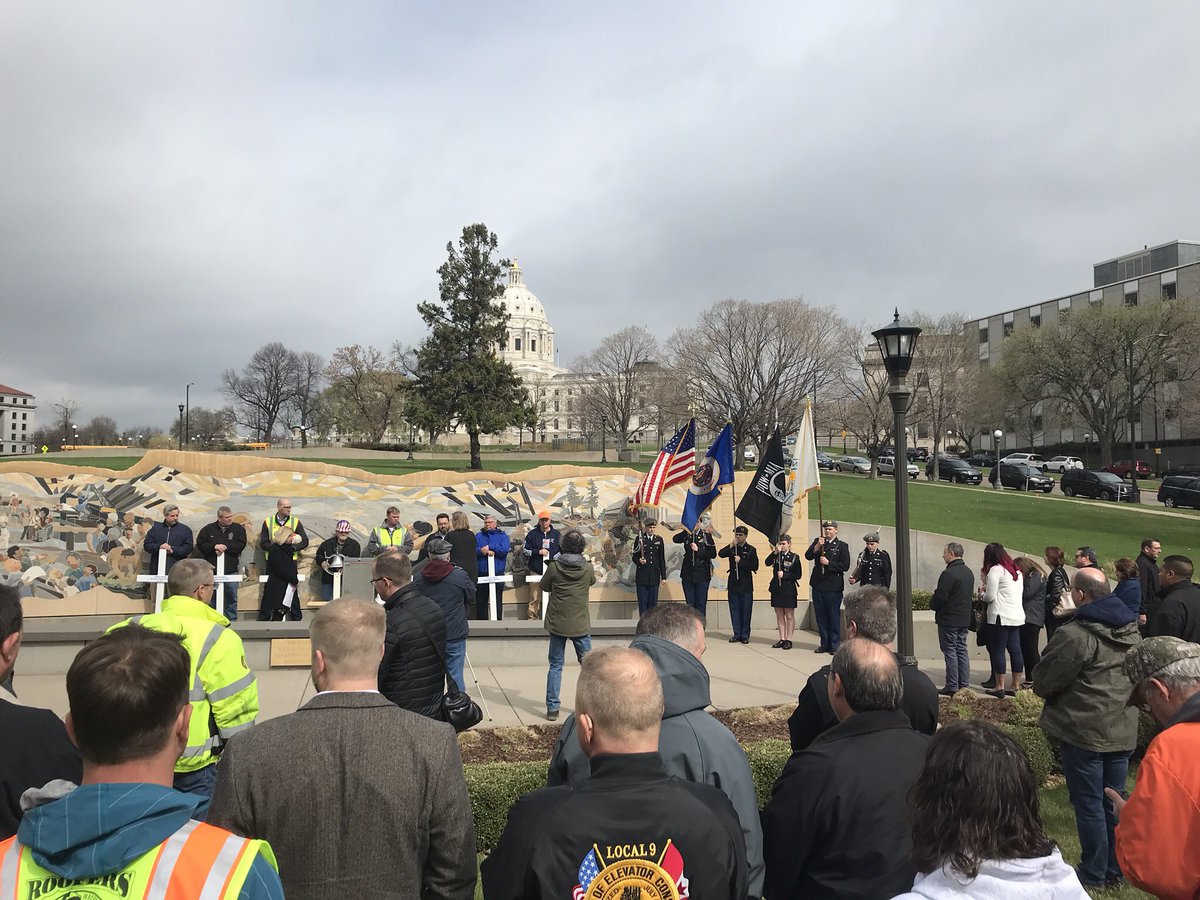 It was an honor to provide a Color Guard today for the Labor Memorial Day Observance at the Capital.