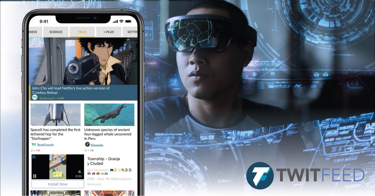 TwitFeedApp's tweet photo. Try this #FREE news reader app for iOS and get all the #Tech news you want. All content from Twitter in an easy to ready format. Get it here: https://t.co/xVTRHbQNS5
#twitfeed #localnews #WorldNews #magazines #articles #app https://t.co/46sjXDYMrX