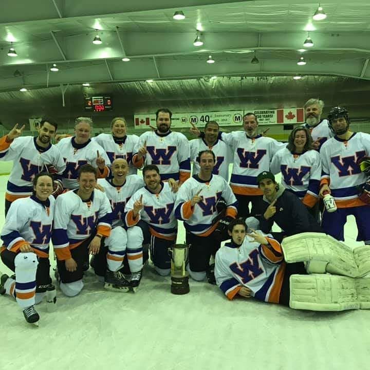 GTHLA's tweet photo. Your champs for 2018-19.  #artshockey https://t.co/UogSsxUxbG