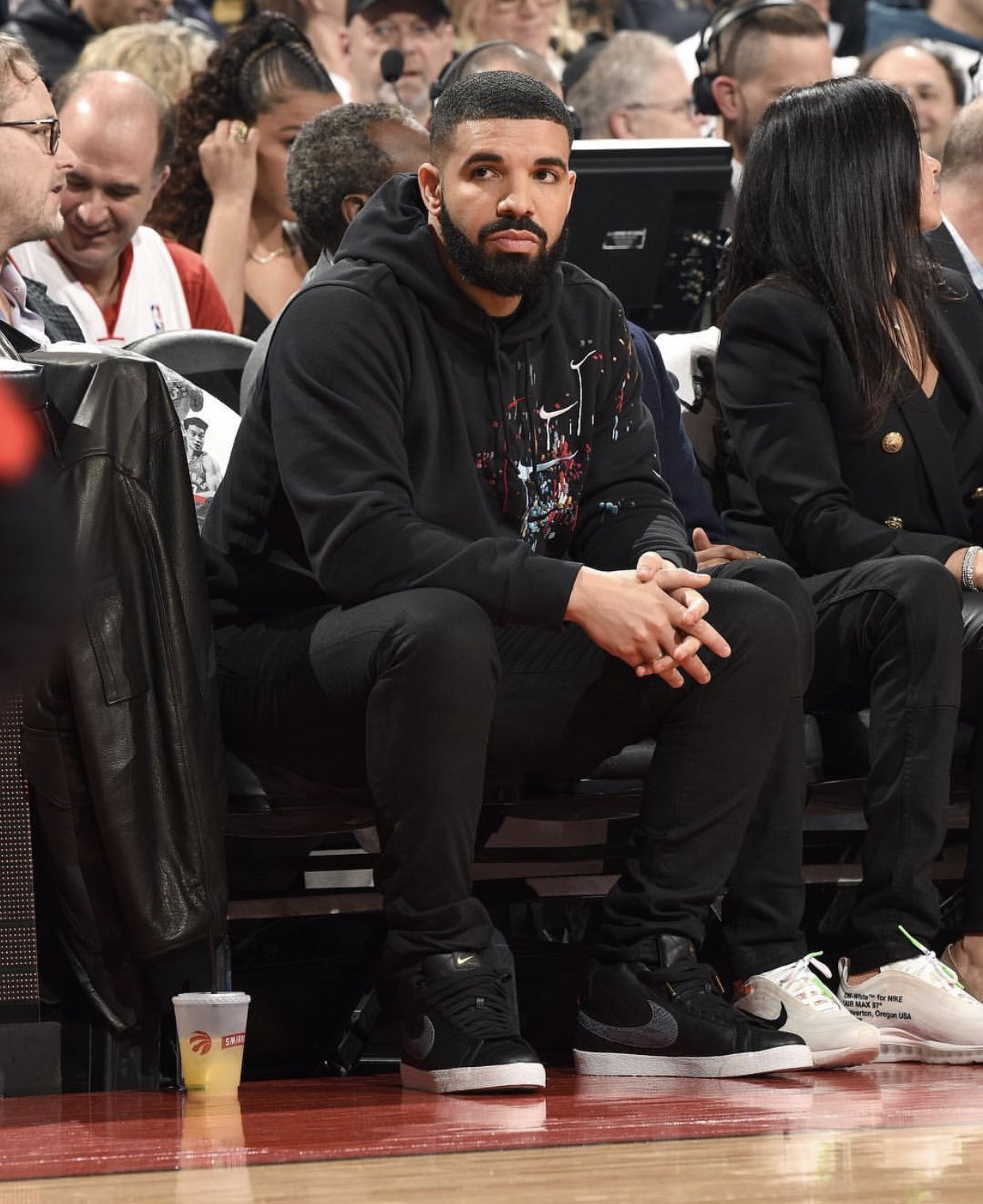 Drake hoodie raptors game sale
