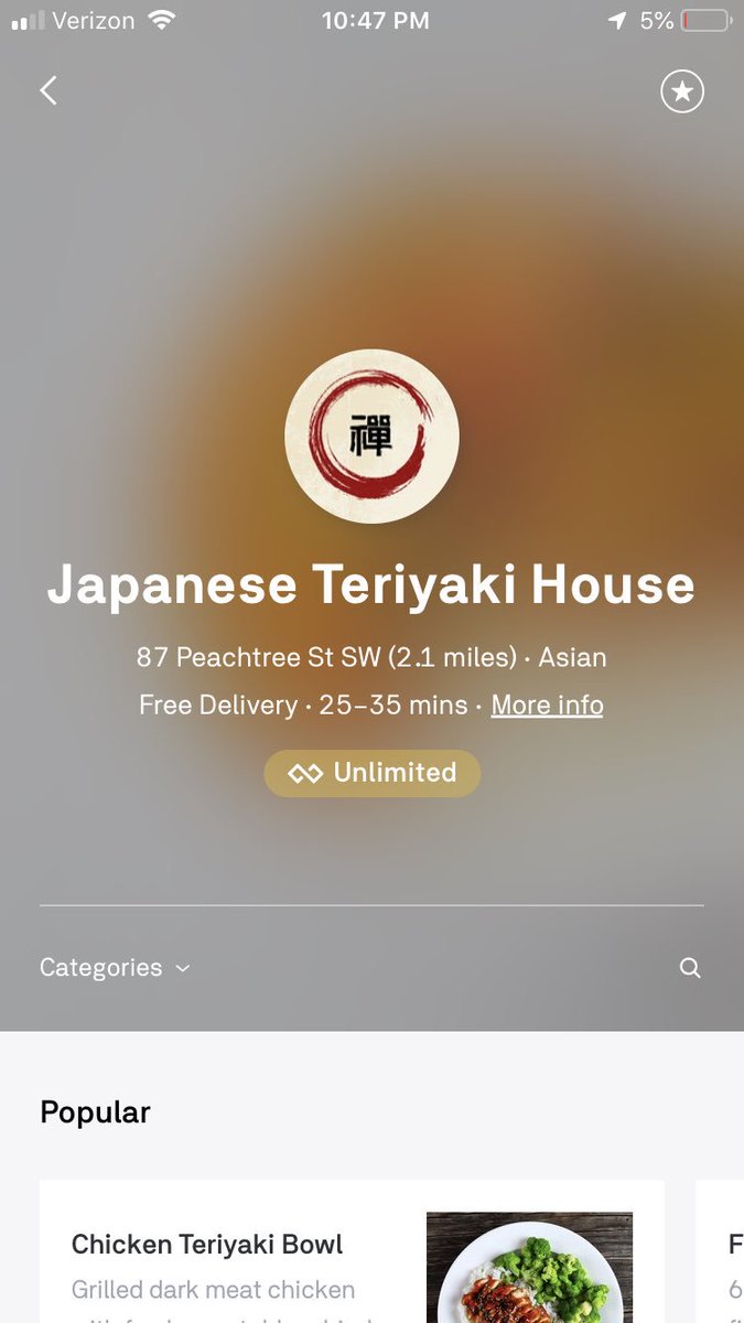 Itismepr's tweet photo. @Postmates_Help we just ordered from here this place is called Yum Yum house 2 stars on yelp the food was terrible. You lied about the name and the food ok the app why? https://t.co/KZsycn2bzg