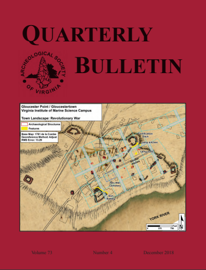 LUPublicHistory's tweet photo. Archaeological Society of Virginia Conference Poster Contest winners Emily Parrow and Rebecca Lair's poster is featured in the Archaeological Society of Virginia's Quarter Bulletin. #Archaeological_Society_of_Virginia #MeadsTavern #Archaeology @LibertyU @HistoryLU #Publichistory https://t.co/rB9NQgnAh2