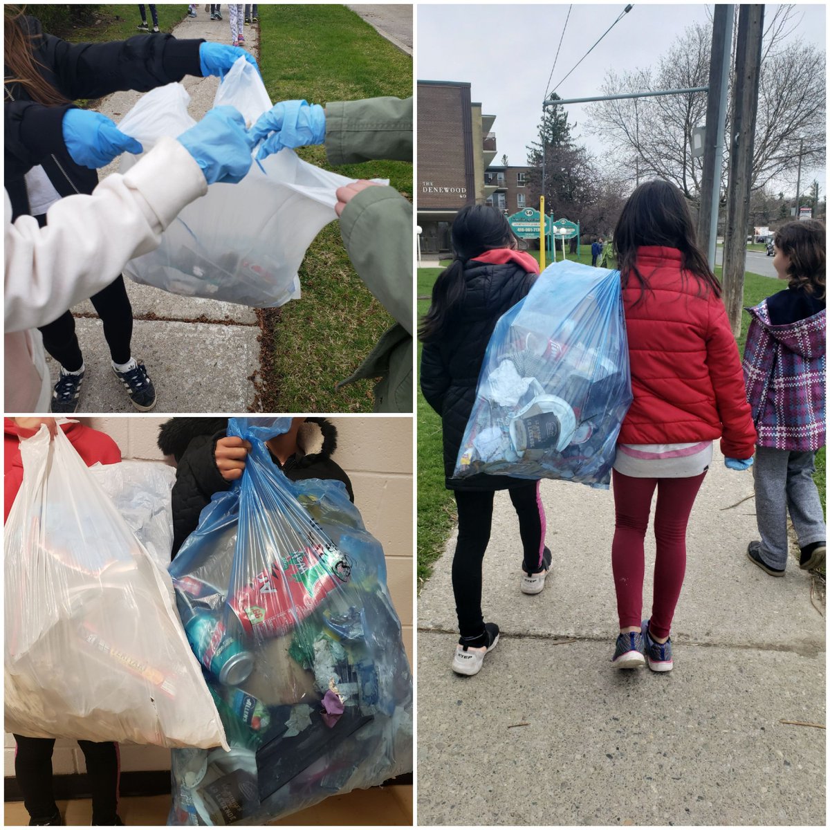 mmeafrin's tweet photo. Ss were so excited about our community cleanup today, despite the cold weather... an excellent job separating recycle from garbage @Cassandra_PS @LC2_TDSB https://t.co/6gm25OPkCq