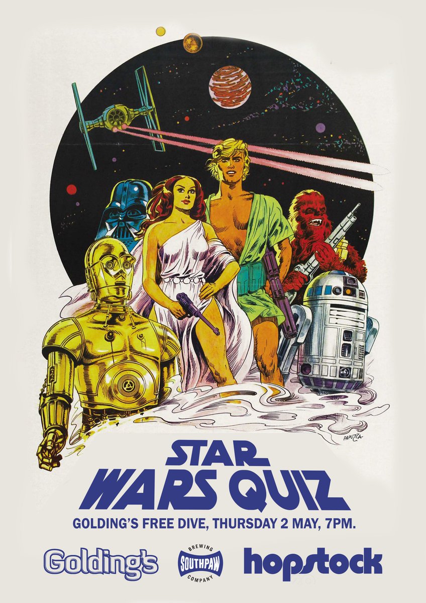 We're pleased to announce the return of the Great Star Wars Quiz! Hosted by MC Cal-o Ren! Dressing up encouraged! Prizes for the best costumes! Southpaw Brewing Fresh Hop Uncle Charlie will be pouring for @CraftBeerNZ #Hopstock2019 7pm, Thursday May 2. Register in person!