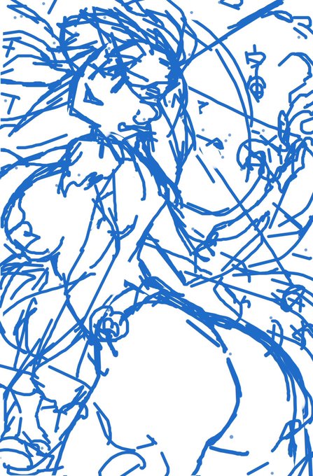 平成最後に描いた絵のメイキング
①ラフ、線画
1大ラフ 筆圧がお亡くなりあそばれてた
2ラフ 色が違う部分は全部別レイヤー
3色ラフ 影の感じ決めたり、エフェクト決めもここ
4線画、色分け 前髪以外の髪の毛は線画作らず色で形どり楽 