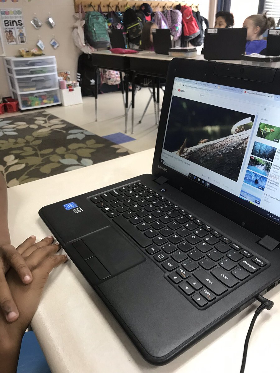 KBoyd1516's tweet photo. Who says we can’t take a trip to visit the Amazon Rainforest or the San Diego Zoo? Virtual Field Trip in 2nd Grade. I really enjoyed Mrs. Breedlove’s Digital Citizenship lesson today! Wow!!! @mrsBlove24 @AYCOCKSCHOOL @drossVCS #weareaycock #LitTech https://t.co/5LehgfY3UZ