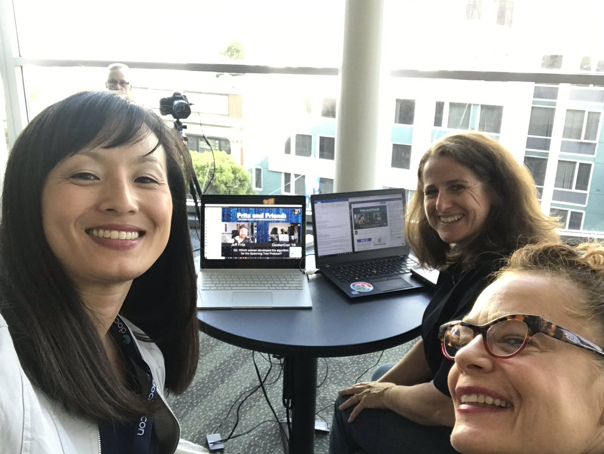 BettyJunod's tweet image. #soloselfie at the @MobilizeNet #CodeParty! Fun chatting with @csharpfritz and @ddskier about Women in Tech and thanks for letting me share about @soloio_inc #dockerselfie @dockercon