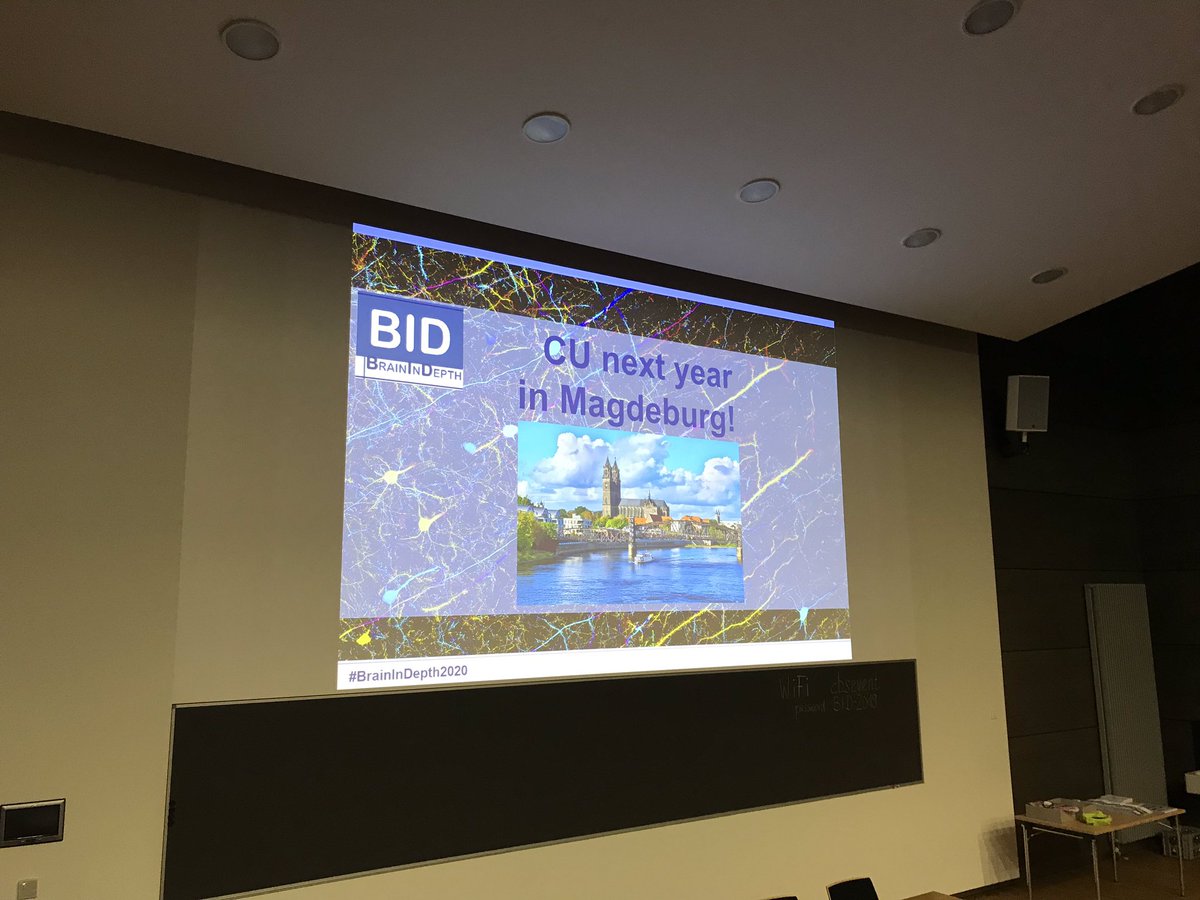 EstherEKuehn's tweet photo. Thanks a lot for a fascinating day at #BrainInDepth2019 Looking forward seeing you all in Magdeburg next year https://t.co/fbpPpCCDKr