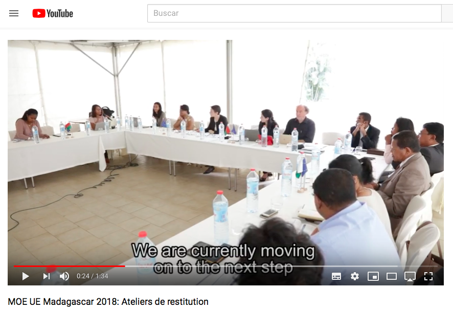 moeuemada18's tweet photo. La @moeuemada18 a bouclé sa visite de retour à la Grande Île avec deux ateliers de restitution qui vont permettre de concrétiser la mise en oeuvre des recommandations.

➡ Regardez ici la vidéo :

https://t.co/fpphzxwAV6

@CDPreda @eu_eeas #MOEUEMada18 #MDG2018 #Madagascar https://t.co/2KPQmIp211