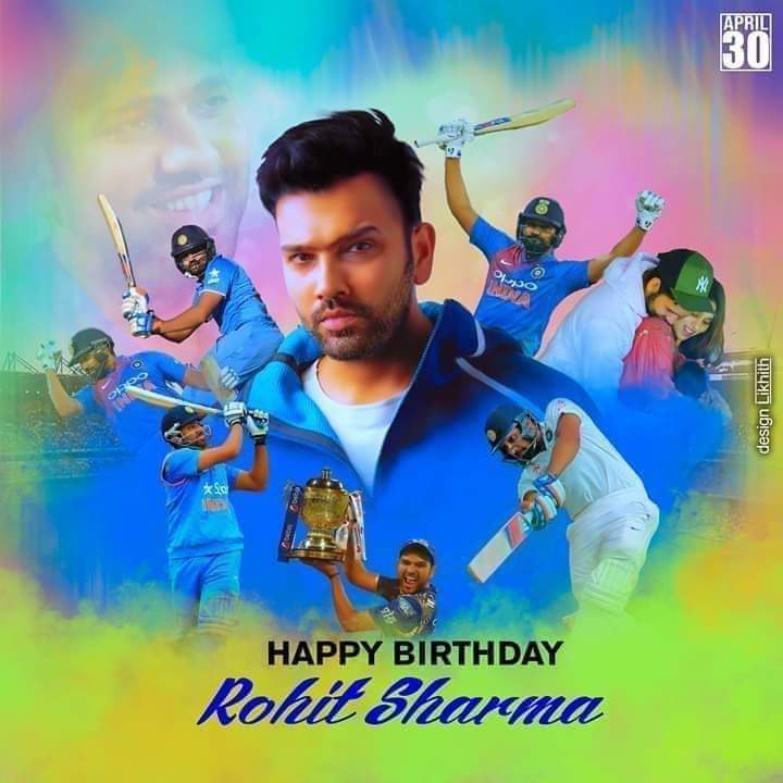 Happy birthday rohit sharma 