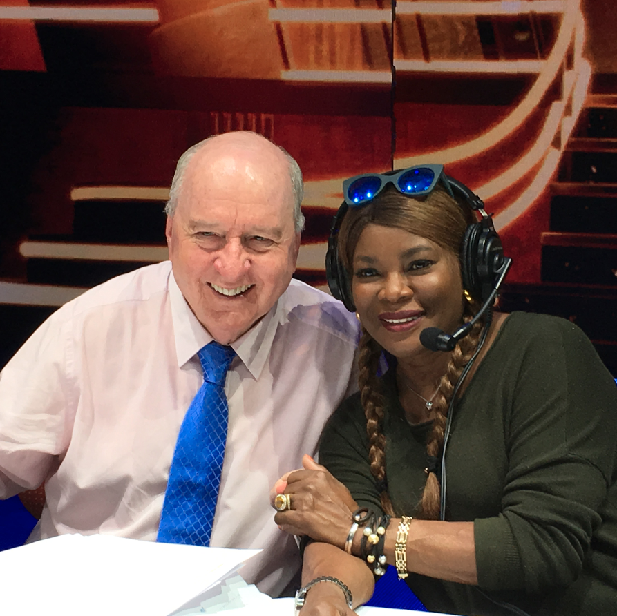 SatNightFeverAU's tweet photo. .@2GB873's @AlanJones broadcast his show from the @SydneyLyric this morning 📻 Jump to 1.33 for his interview with @TheMarciaHines and our favourite dance duo, @Euan_Doidge &amp; Melanie Hawkins: https://t.co/UzFOM35Nc7 🕺 #SatNightFeverAU https://t.co/d1GTEteIeT