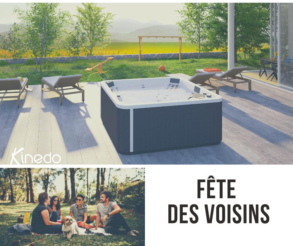 Propice à la détente et convivial, le #Spa est l'élément clé pour célébrer cette journée en compagnie de vos voisins !
#fetedesvoisins #kinedo 

Découvrez les ici : kinedo.com/spa/spa