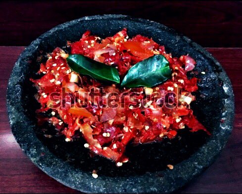 ChefTurnip's tweet image. Sambal menambah selera makan😀. #sambalterasi