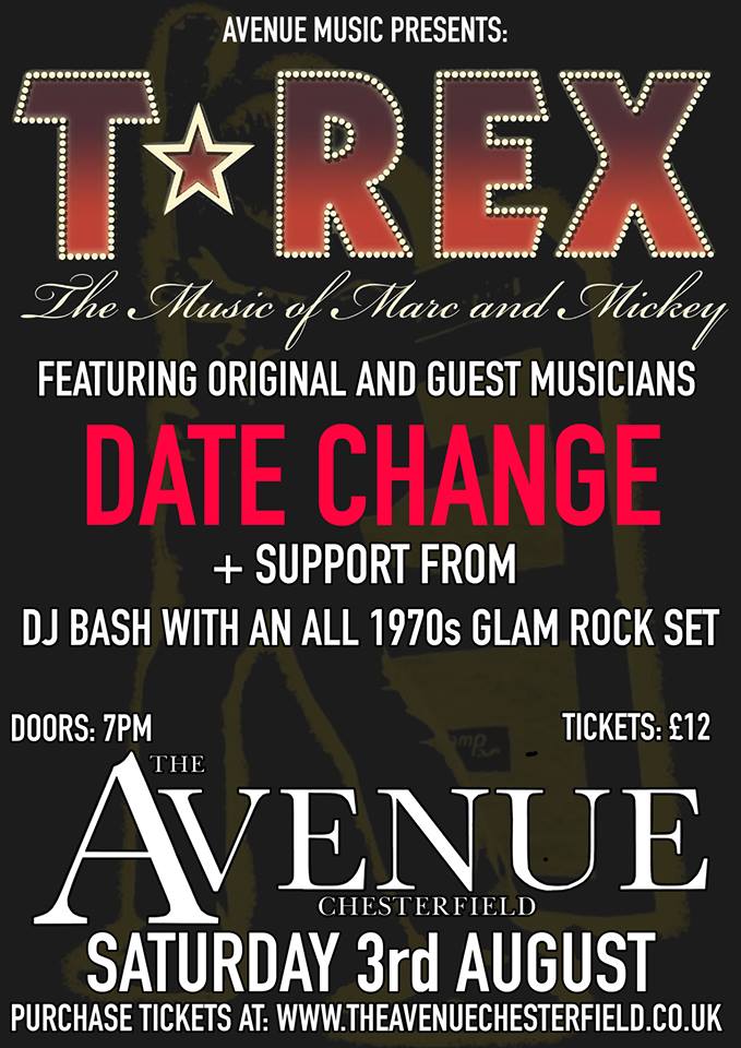 *DATE CHANGE*
Due to unforeseen circumstances, we have had to change the date of our T-Rex event. If you have already purchased a ticket it will still work but if for any reason you need a refund please don't hesitate to message our Facebook or Twitter page. 😊