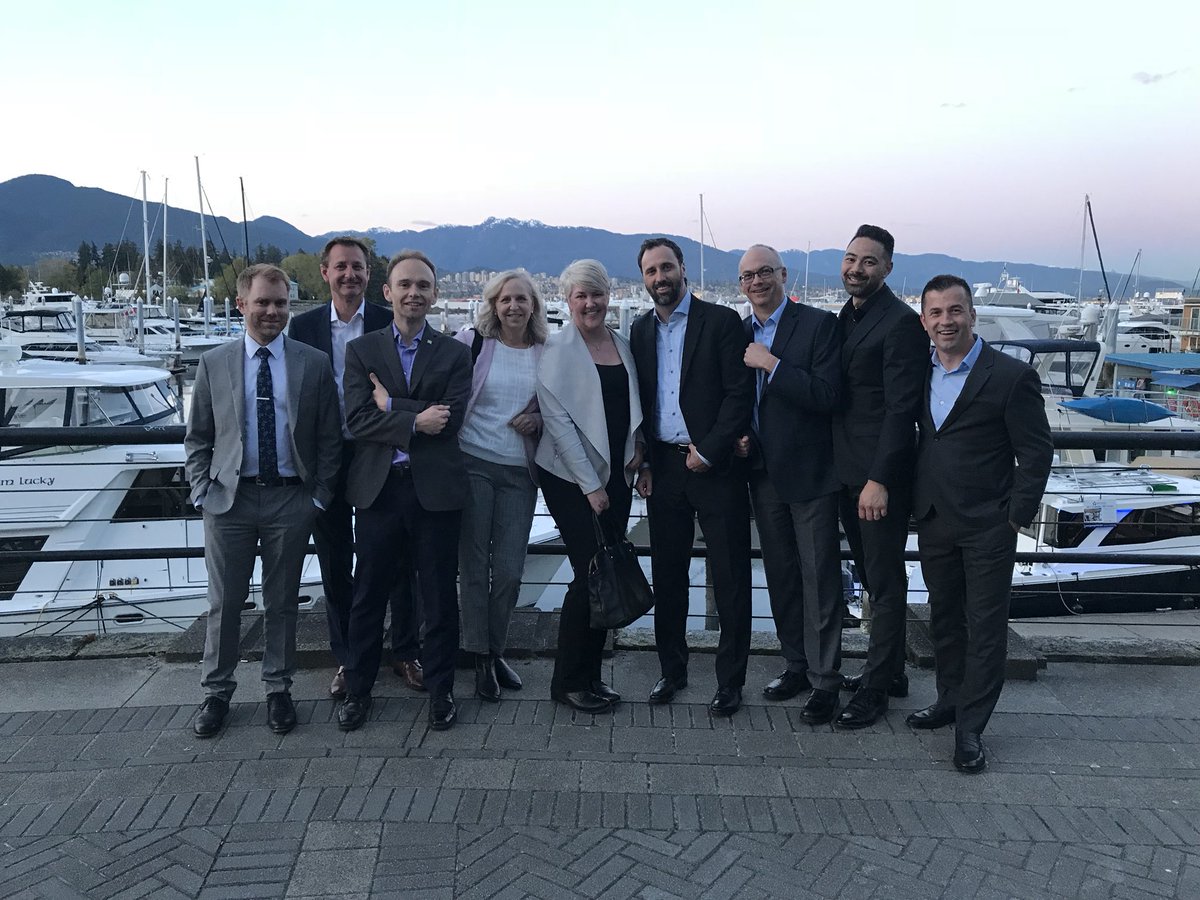 Great night with these #BetterBusinessBankers at the Pacific District Commercial Banking Forum. #VancouverIsland