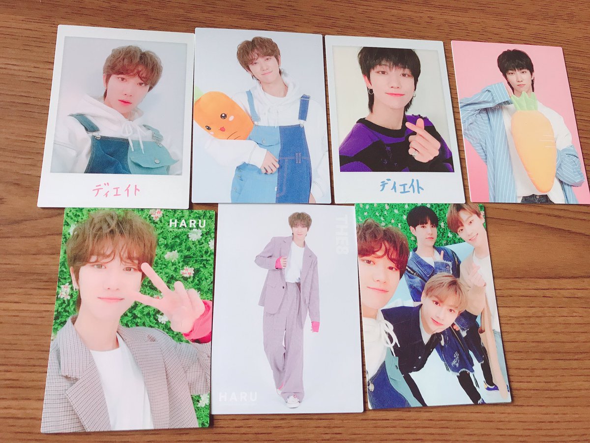 0206Risa0909's tweet photo. SEVENTEEN HARU トレカ 交換

【譲】1枚目の画像
エスクプス・ウォヌ・ミンギュ・
ドギョム・バーノン・ディノ
(ペア)→ (バーノン・ウジ)・(ジョシュア・ドギョム)

【求】2枚目のディエイト以外
           ジュン・ウジ

ディエイトのみ過去の
LIVEトレカでも〇

郵送での交換となります。 https://t.co/OmSQAAsHvu