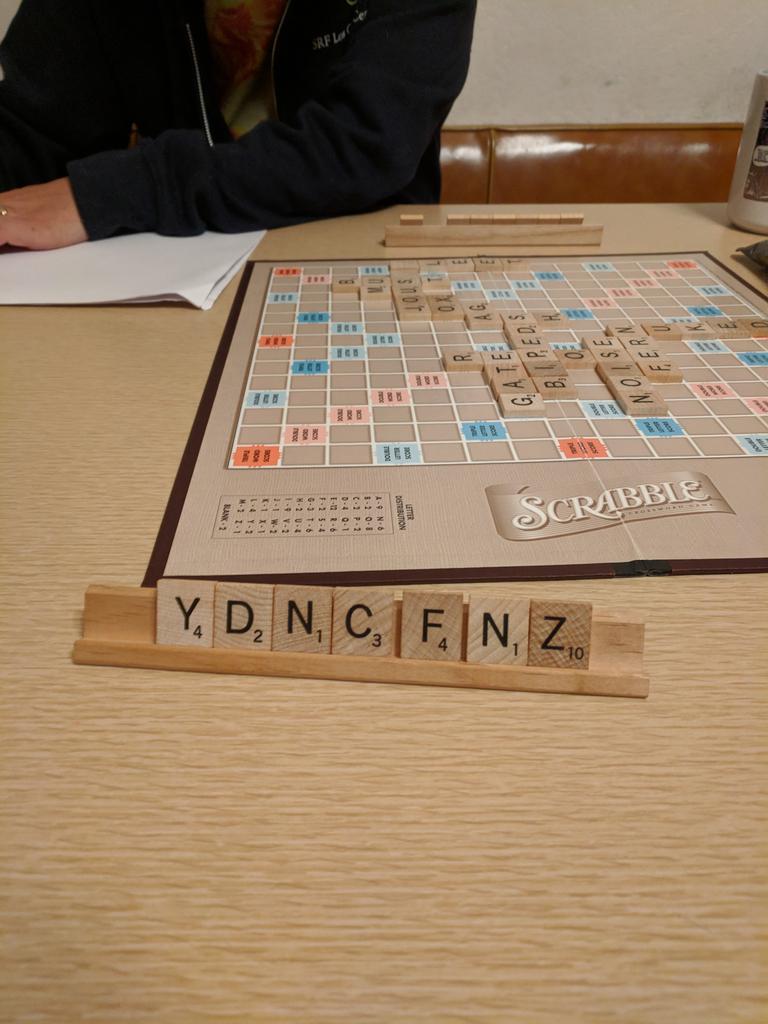 MachineEmpath's tweet image. Worst Scrabble hand ever!