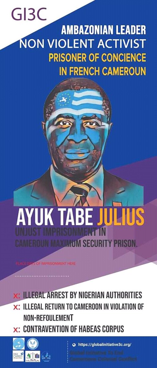Justice4Nera10's tweet photo. #480days of unjust,illegal incarceration, we keep calling for the #release of our #leaders and people held by #tyrantBiya.Respect FHC ruling n render #Justice4Nera10 today.@hrw @LeahHardingAJE @apocsnet @Mimimefo237 @FoxNews @englishpen @BBCAfrica https://t.co/CulnbkbA55
