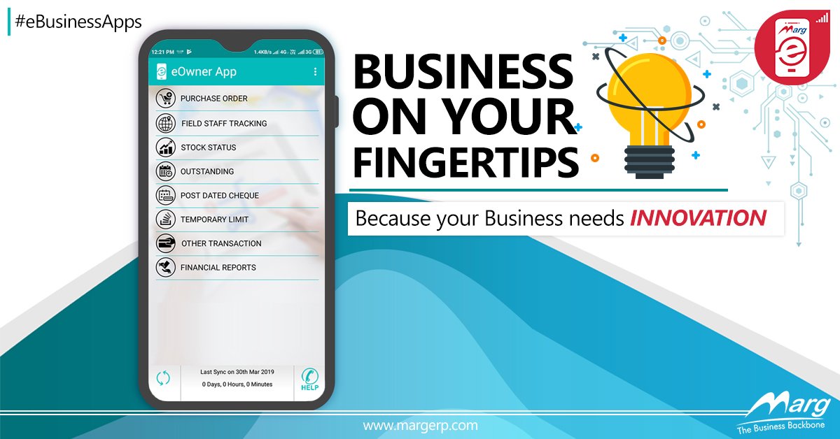 #MargERP eBusiness mobile apps are designed specifically for #Salesman, #Retailers &amp; #Owners to keep the ease of doing business on their fingertips. eOrder App: me9.in/eorder
eOwner App: me9.in/eowner
eRetail App: me9.in/er