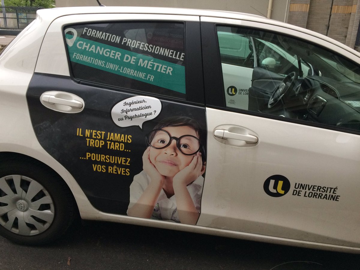 sandmonguillon's tweet photo. En route pour Strasbourg avec @BaudierMarie1 @NathalieMelon @nathissen Voiture aux couleurs de la @fculorraine @Univ_Lorraine @sup_lorraine #monexperienceUL https://t.co/hepDOASHbM