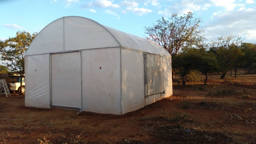 #Kudos to Idris King for constructing a #MopaniWorm “Madora”, “Macimbi “ drying hot house at Madaulo Primary School 30km from #KrugerNationalPark near #Beitbridge #ZRBF #UNDP #EU #SwedishAid #UKAID #GRZ