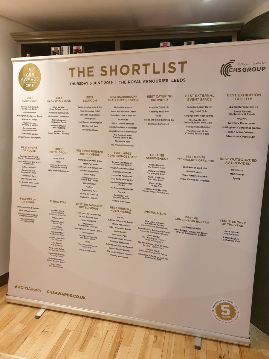 unveiledvenues's tweet photo. Ecstatic to receive the news that we have been shortlisted for the @CHS_Group  Best Independant Hotel/Venue for 2019 🏆#CHSAwards. Thank you to everyone that supported our submission! #Ellinghamhall https://t.co/xRVXDkxirl