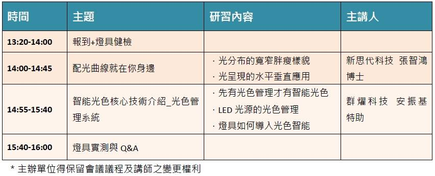 UPRtek's tweet image. 身為燈具製造商、貿易商及研發人員的你了解LED燈買家對產品的偏好及購買意願是如何的嗎? 你知道如何協助客戶了解他所在意的光色規格及特性嗎? 

快來參加由照明公會產業知識學院主辦，群燿科技協辦的【照明技術專題講座-智能照明大補帖】，讓我們一起邁向智慧照明時代。uprtek.com/zh-TW/event/-/…