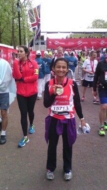 UnseenUK's tweet photo. Congratulations to the amazing Shumona for completing the #LondonMarathon19, raising money for survivors of #modernslavery and #HumanTrafficking. Such an incredible achievement! ๐ช If you are able to support Shumona, you can do so here https://t.co/55tv3K0S94 #TeamUnseen https://t.co/DUdwVRQg4j