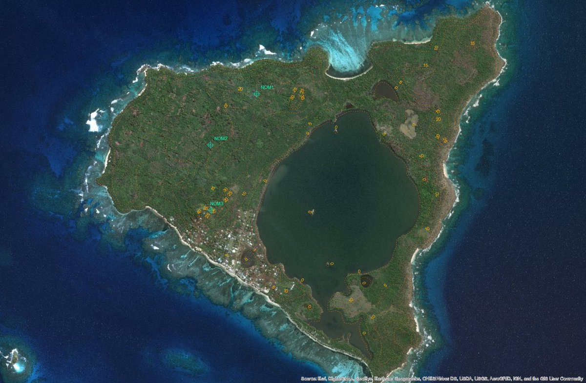 Was at Nomuka Island, Ha'apai Group supervising the contractor drilling a salinity monitoring bore investigating thickness of groundwater lens if any to supply water for the residents in November 2018 - February 2019.