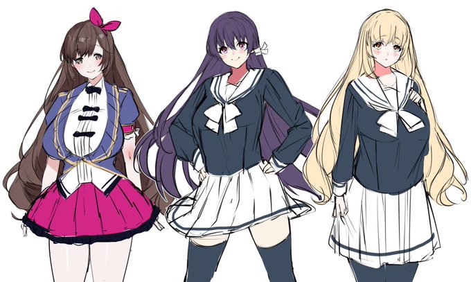 ふと去年描いたオリキャラ久しぶりに見たら可愛くない?? 