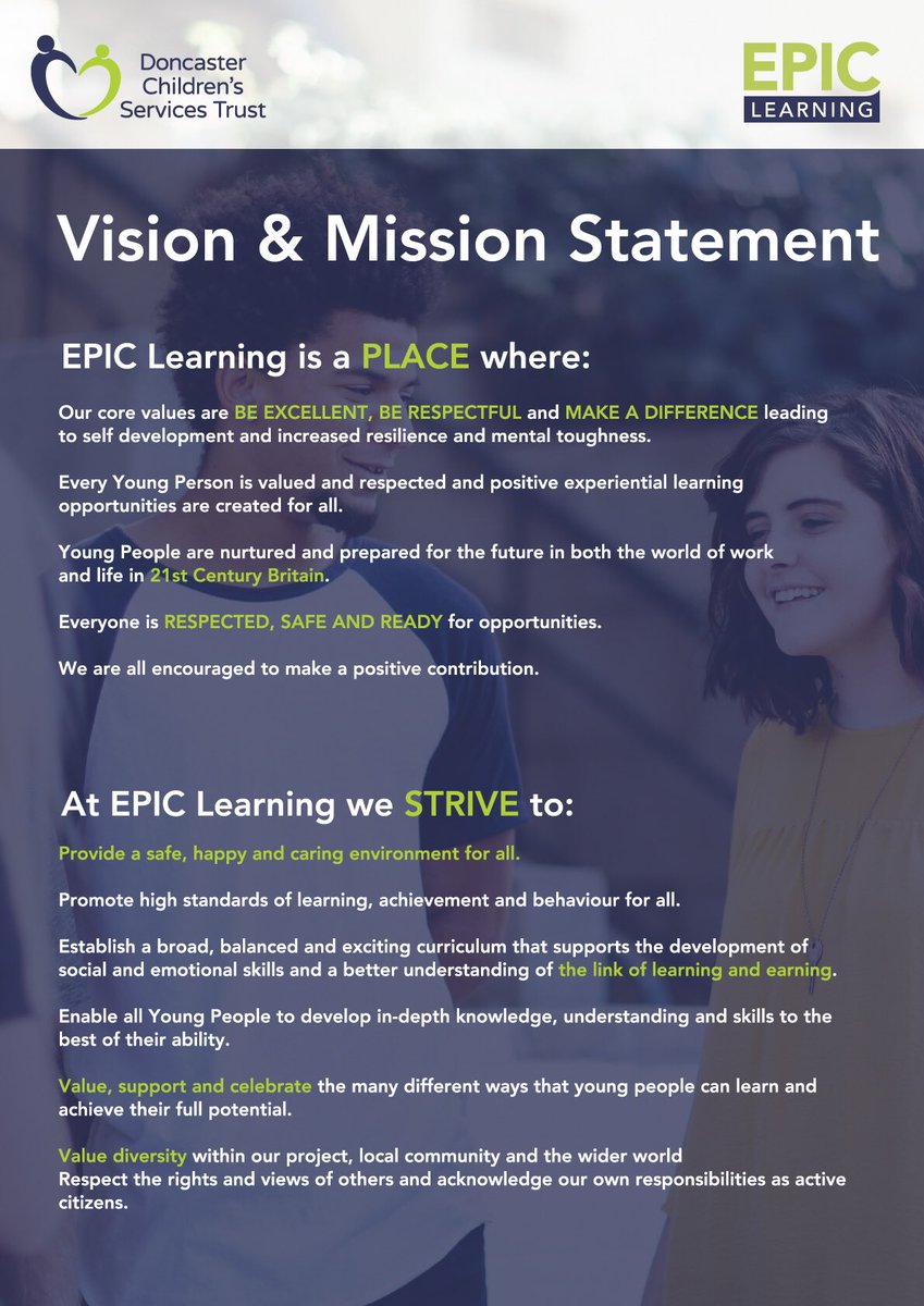 EpicDoncaster's tweet image. @DN_Child Today we open the doors to our new project #EPICLearning working collaboratively with @MyDoncaster based in Kirk Sandall. The project is working with students and is focused on encouraging potential and inspiring change. #DoncasterIsGreat  #YouthCrimePrevention