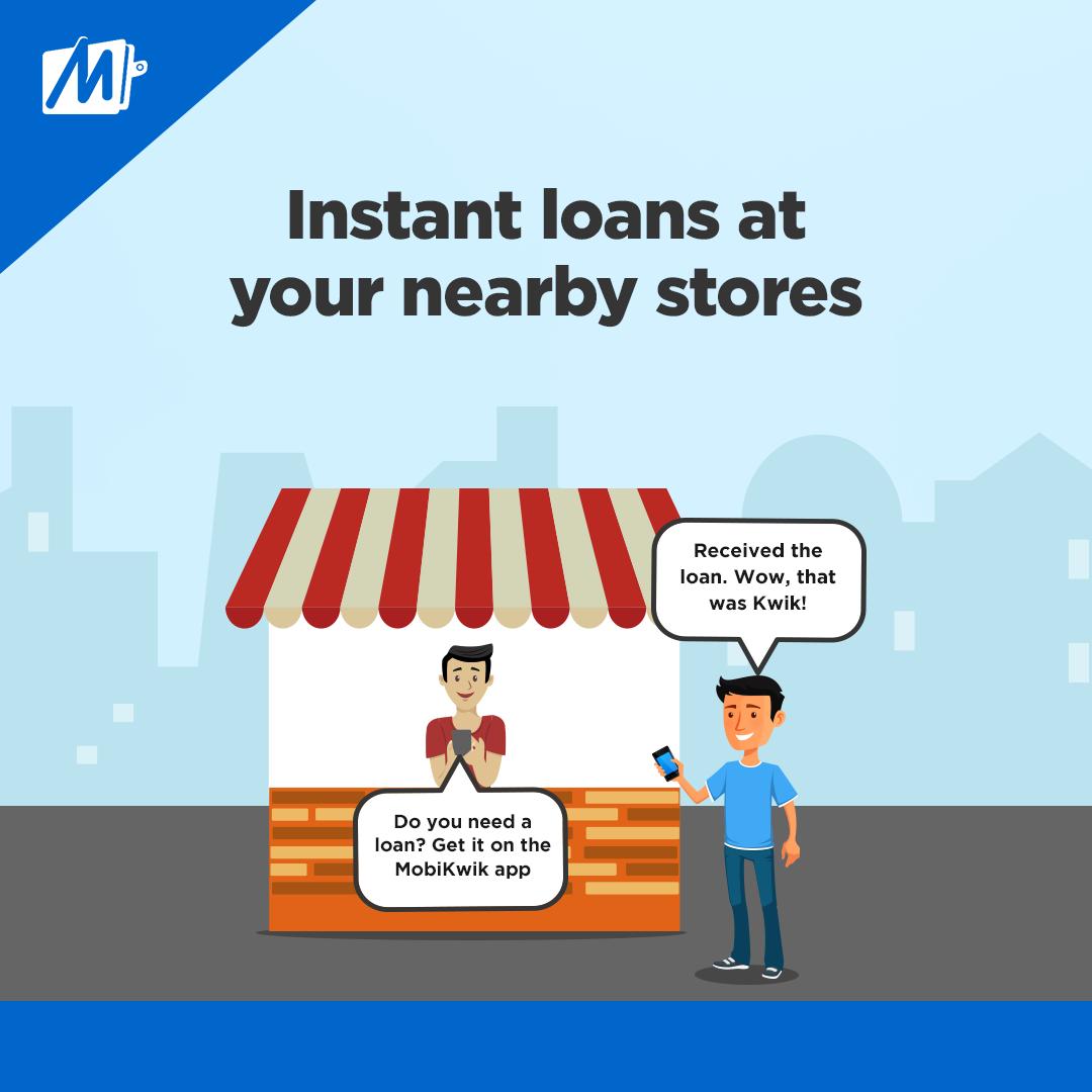 Need instant loans? MobiKwik has partnered with your nearby local stores to help you out. See you there!!

#instantloanapprovals #instantloans #quickloans #personalloans #easymoney