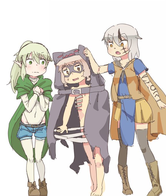 @ilolis お誕生日おめでとうございますー。この前のディーさんの絵にレオナくん足す形になっちゃいましたがどうぞお納めください…。 