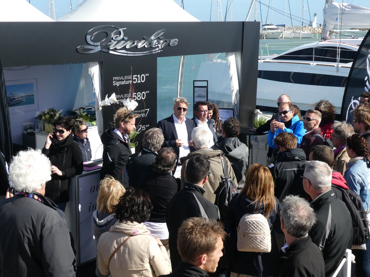HanseyachtsAG's tweet image. A thrilling time at the Multihull Show in La Grande just passed. Despite heavy weather our #catamarans attracted full attention. Gilles Wagner and Dr. Jens Gerhardt personally welcomed our guests!
#France #Multihullshow #lagrandemotte #Privilège #customized