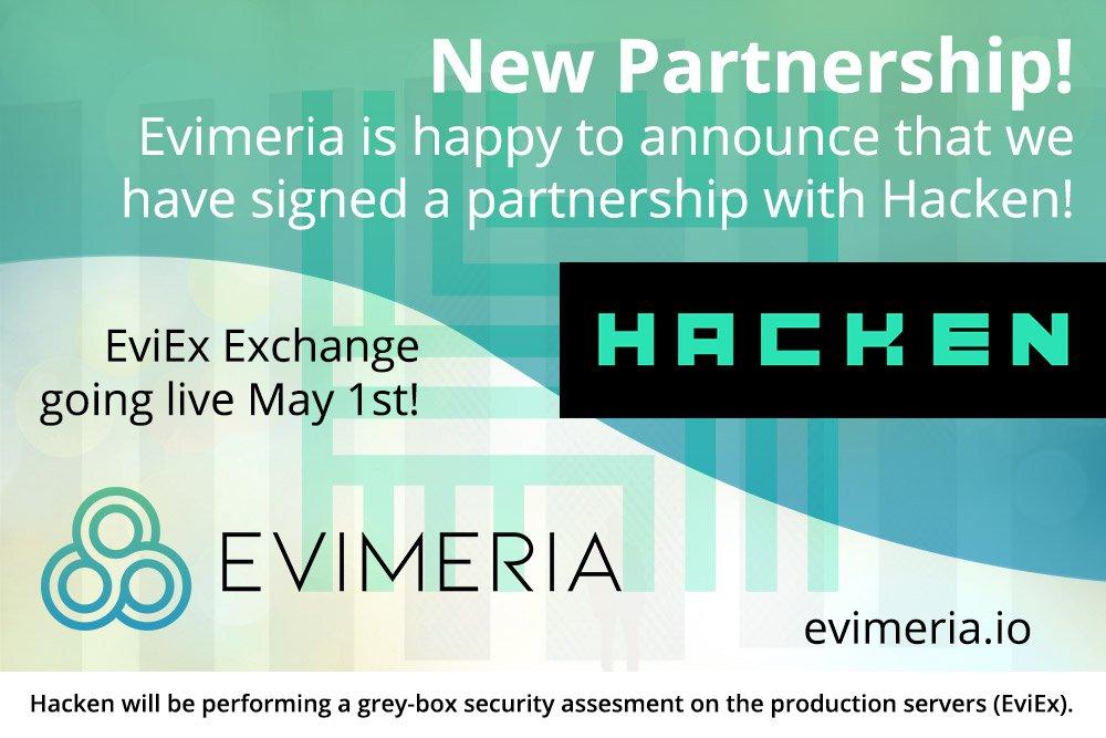 @EvimeriaIO a Dutch blockchain product that aimes to tackle the world of charitydonations & on may 1st they open their own Exchange @Eviexio. Partnered  with @Hacken_io for ultimate security.
A true gem!  On Stex! 💥💥💥
@ratheeiam @Cointelegraph @BillyBobBaghold
@Blockchain_Jay