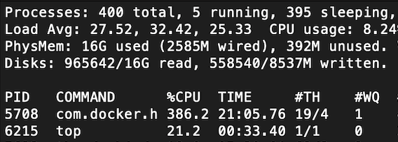 RomeoKienzler's tweet image. #Docker(ized) #ApacheSpark runtime able to utilize 96.55% of CPU (4 core system), running a Support Vector Machine using #SparkML not bad @ApacheSpark @Docker