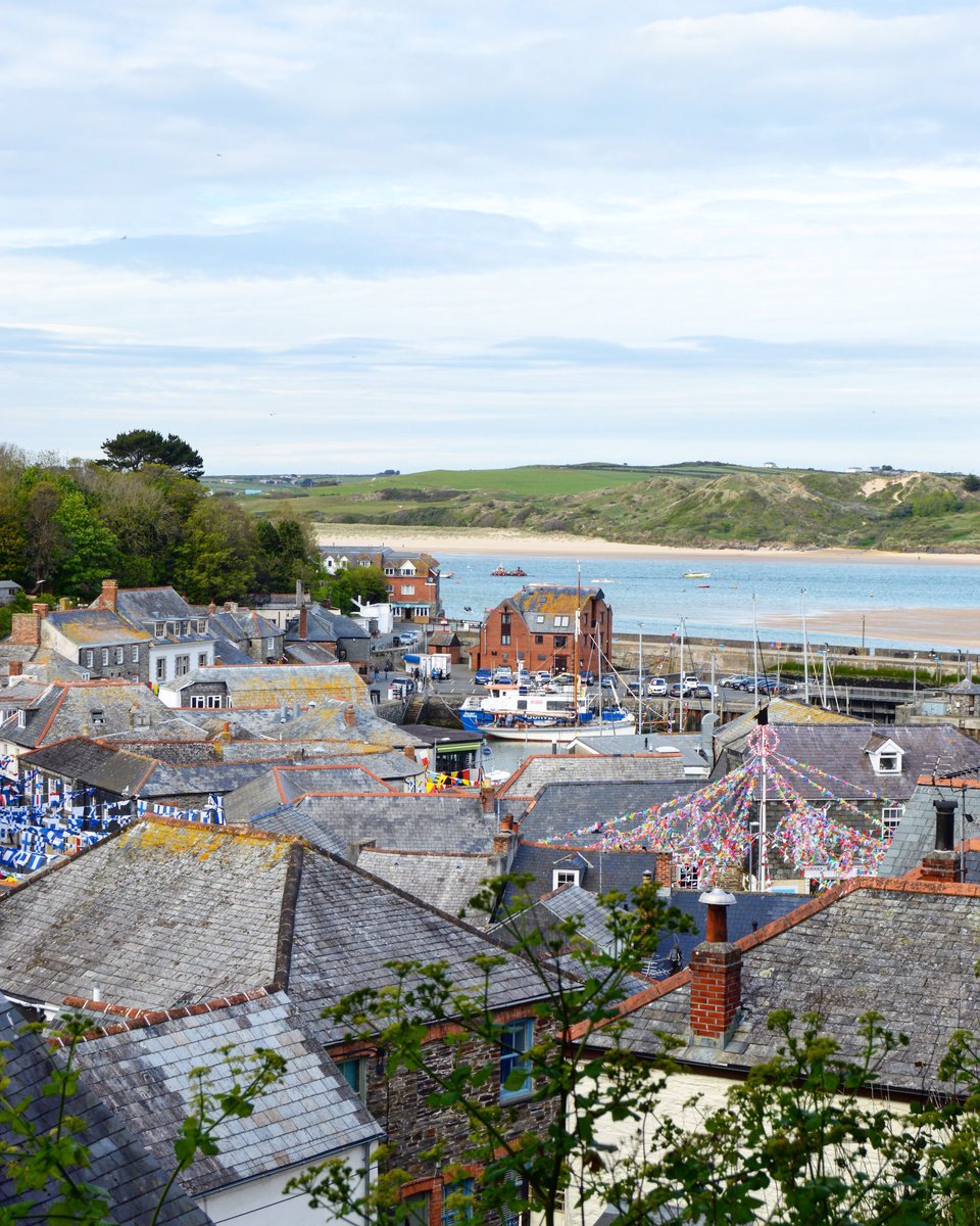 The streets of Padstow have been adorned with colour ahead of May Day tomorrow. Keep an eye out for videos live from the Obby Oss celebrations to experience the atmosphere from where you are.