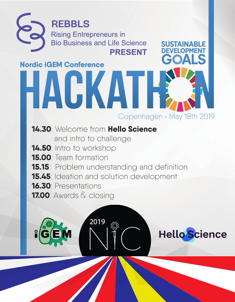 #Hackathon alert! Come and join #REBBLS and After #iGEM to use your skills and capabilities to take action on our future and help us reach the sustainable development goals! lnkd.in/e3ejgq8