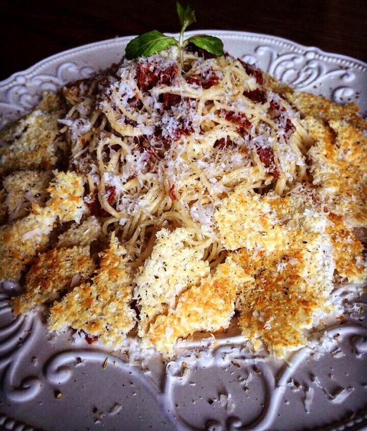 CookThisFoodCom's tweet image. Pasta Capellini

#cookthisfood #pasta #capellini #driedtomatoes #cheese #parmesan #bluecheese #tasty #food