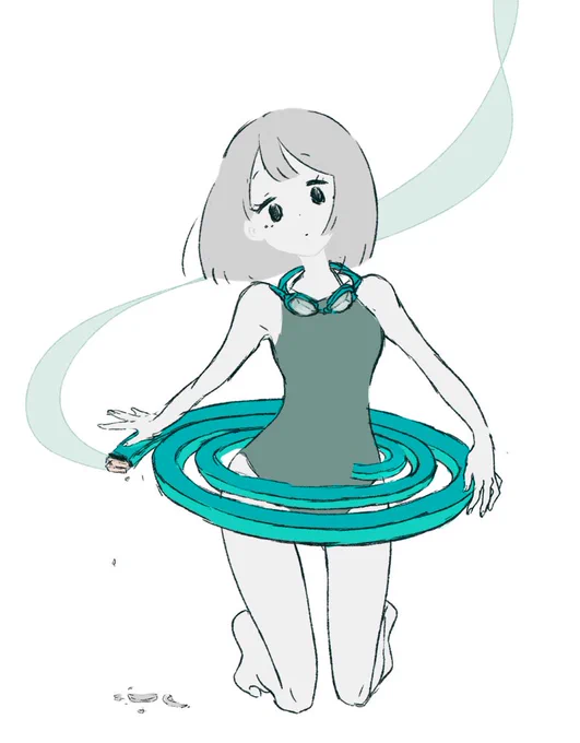 #平成最後に自分の代表作を貼る 生まれた世が青色で幸運だった 