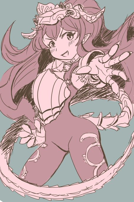 メデューサらくがき 