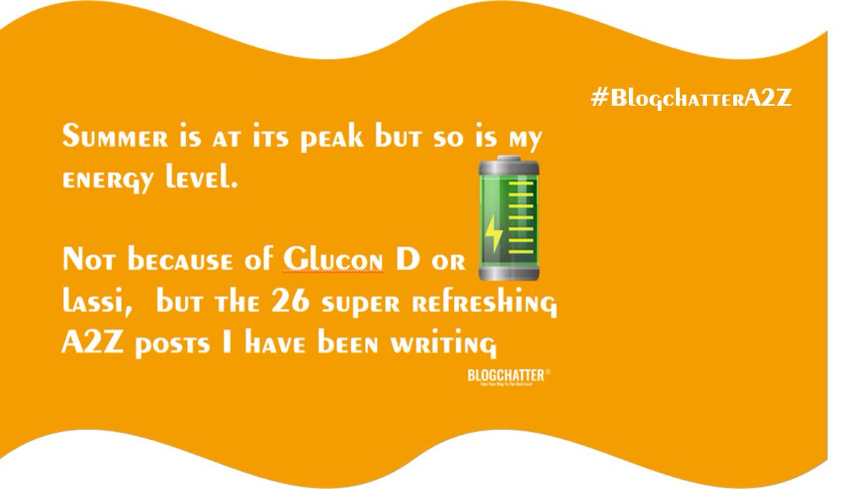 TheJyotirmoy's tweet image. Successfully completed 26 posts for #A2ZChallenge 

Feeling much relaxed...

Need some rest
  #amwriting #amwritingfiction #storytelling #fiction #nonfiction #lovestory #blogging #blogposts #BlogchatterA2Z #psychological @blogchatter #amwritingromance #psychology