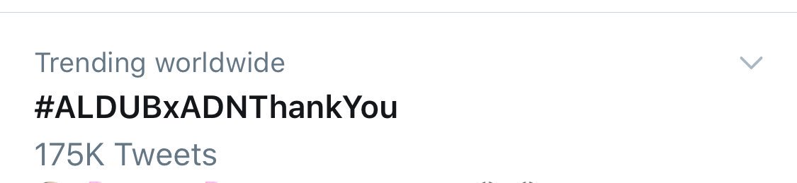 ALDUBNation (@aldubnation) on Twitter photo PROUD ALDUBNATION
TeamOAT FinalBow
Maraming Salamat ALDUBNATION
Maraming Salamat <a href="/aldenrichards02/">Alden Richards</a> <a href="/mainedcm/">Maine Mendoza</a>
#ALDUBxADNThankYou
<a href="/ofctrendsetter/">TEAM OAT ᴬᴰᴺ</a> <a href="/SenyoraTidora_/">SENYORA TIDORA ᴬᴰᴺ</a> <a href="/AlDubBigBoyz/">AlDubForTheBigBoyzᴬᴰᴺ</a> <a href="/ADNGetTogether/">ALDUBNATION: Balik Tanaw 2019 ᴬᴰᴺ</a> <a href="/KS_PROPSofAlDub/">ALDUB LIVING PROPS ᴬᴰᴺ</a> <a href="/WhilczelCanlas/">Whilczel Canlas</a> <a href="/aldubmaiden/">AlDub❤️MaiDen Org ᴬᴰᴺ</a> PROUD ALDUBNATION
TeamOAT FinalBow
Maraming Salamat ALDUBNATION
Maraming Salamat <a href="/aldenrichards02/">Alden Richards</a> <a href="/mainedcm/">Maine Mendoza</a>
#ALDUBxADNThankYou
<a href="/ofctrendsetter/">TEAM OAT ᴬᴰᴺ</a> <a href="/SenyoraTidora_/">SENYORA TIDORA ᴬᴰᴺ</a> <a href="/AlDubBigBoyz/">AlDubForTheBigBoyzᴬᴰᴺ</a> <a href="/ADNGetTogether/">ALDUBNATION: Balik Tanaw 2019 ᴬᴰᴺ</a> <a href="/KS_PROPSofAlDub/">ALDUB LIVING PROPS ᴬᴰᴺ</a> <a href="/WhilczelCanlas/">Whilczel Canlas</a> <a href="/aldubmaiden/">AlDub❤️MaiDen Org ᴬᴰᴺ</a>