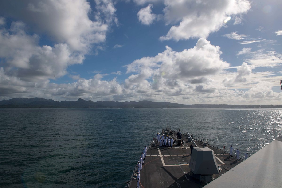 #USSStockdale arrives in Fiji for port visit: go.usa.gov/xmXYZ #DDG106 #NavyPartnerships @USEmbassySuva