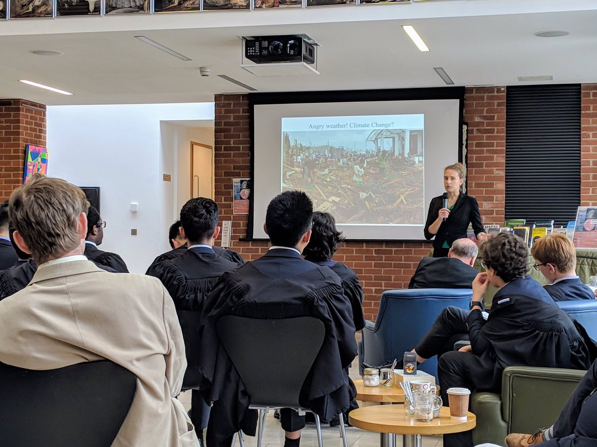 Yesterday, we had the privilege to hear @FrediOtto from @ecioxford talk about attribution of extreme weather events. This is the first talk in the upcoming #climatechange lecture series.

For further info, contact @reklaW_eimaJ 

#radleypeople #radleypurpose #radleyplace