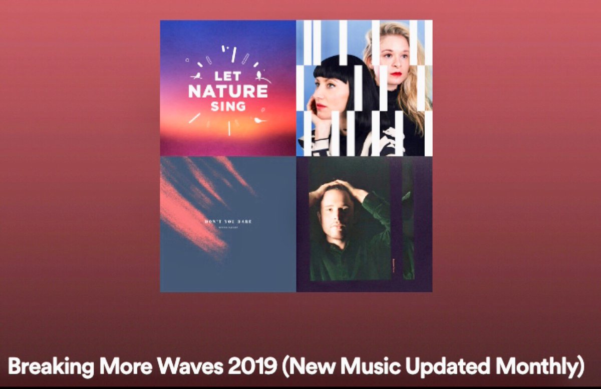 Monthly playlist updated. All the tracks from the last month of Breaking More Waves. I think this is my favourite one for some time. 🔥🔥🔥 Opening with possibly the oddest track to (possibly) enter the UK Top 40 singles chart this Friday! open.spotify.com/playlist/0DIhV…