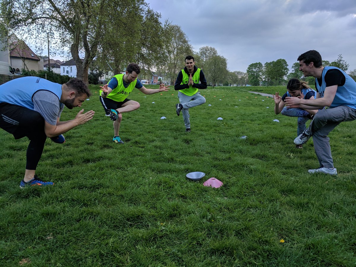*Hum*, Rabble isn't just a fun workout, it can also be quite meditative. (Post workout stretching).