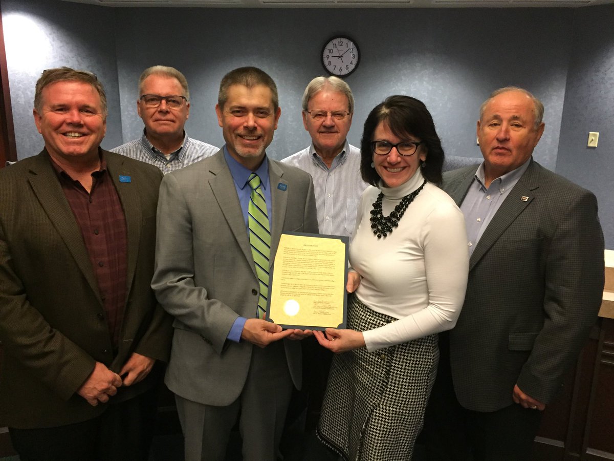 Thanks to the Marion County Commissioners for passing a resolution honoring national #CommunityCollegeMonth and encouraging all residents to explore options to #GetToNext at MTC! @MTC_Pres Representing MTC in the front row: Mike Stuckey, Dr. Amy Adams, and Dr. Ryan McCall.