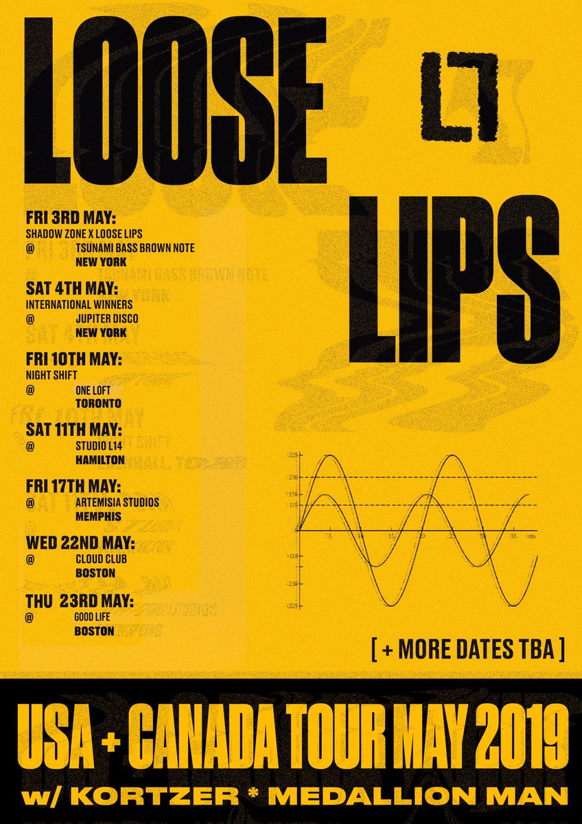 Over the moon to announce that I'll be touring the US &amp; Canada across May with Medallion Man​. We're playing 7 dates over 6 cities with more to be announced! Going to be kicking things off in New York this Friday!