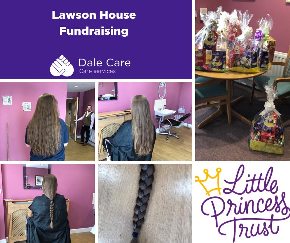 Fantastic fundraising at Lawson House Byker. Lauren, one of our carers, had her long hair cut in aid of The Princess Trust.  £149.20 was raised - thanks to #asda Byker,  Leazes Homes &amp; Nicola Fulham, mobile hairdresser.
Well Done everyone! #childhoodcancer <a href="/LPTrustUK/">Little Princess Trust</a> @leazeshomes